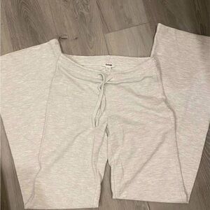 Garage Light Gray Ribbed Sweatpants